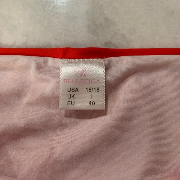 Red Ruffle Bikini - Picture 2 of 4